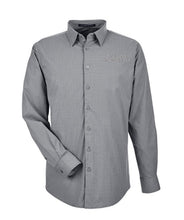 Load image into Gallery viewer, D&amp;J CrownLux Performance™ Men&#39;s Tonal Mini Check Shirt