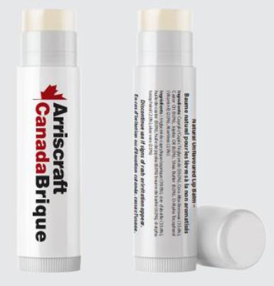 Natural Lip Moisturizer in White Tube