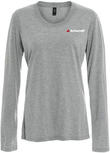 Initial Women's Long Sleeve T-Shirt - Sport Grey